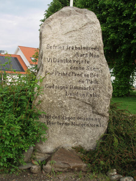 Genforeningsstenen i Bovrup, Aabenraa kommune