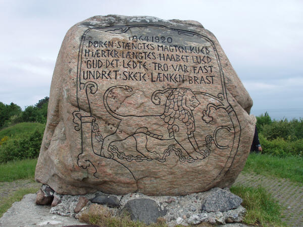 Genforeningssten på Esterhøj, Asnæs sogn, Odsherred kommune