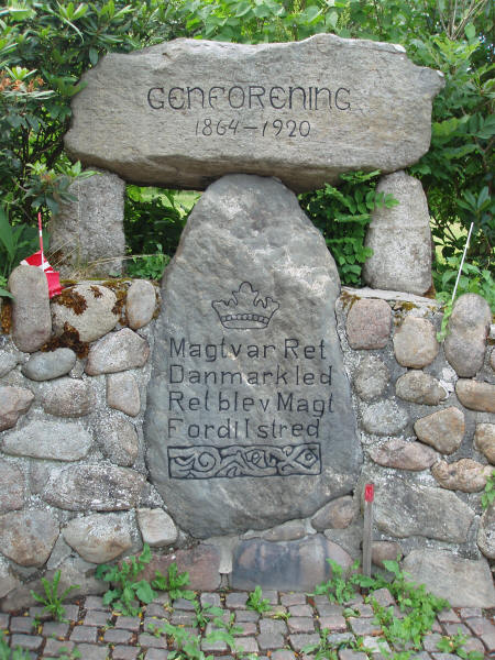 Genforeningsstenen i Flensted, Skanderborg kommune