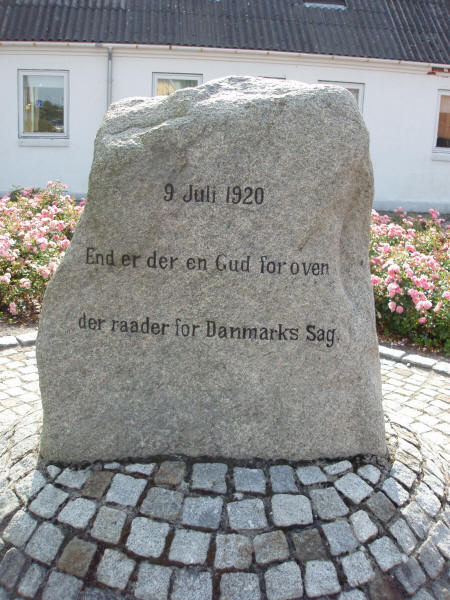 Genforeningssten i Gjerlev by og sogn, Randers kommune