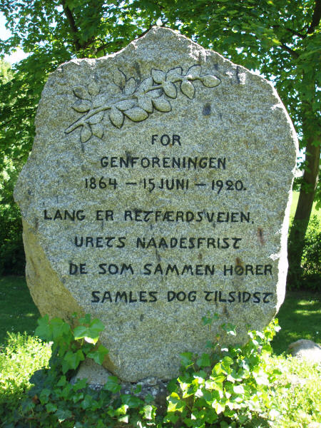 Genforeningssten i Karise by og sogn, Faxe kommune (1)