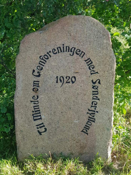 Genforeningssten i Sværdborg, Vordingborg kommune