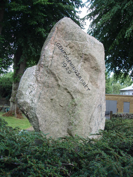 Genforeningsstenen i Ulkebøl, Sønderborg kommune